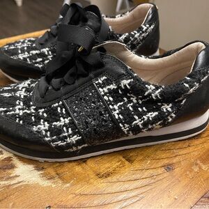 kate spade Black and White Sneakers